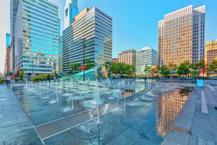 Framed Print : Pennsylvania, Philadelphia, Center City, Dilworth Park