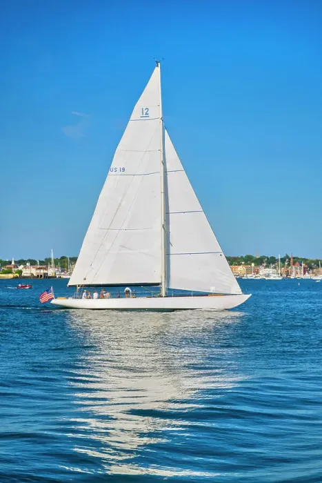 Framed Print : Rhode Island, Newport, Sailboat Framed Print : Rhode Island, Newport, Sailboat