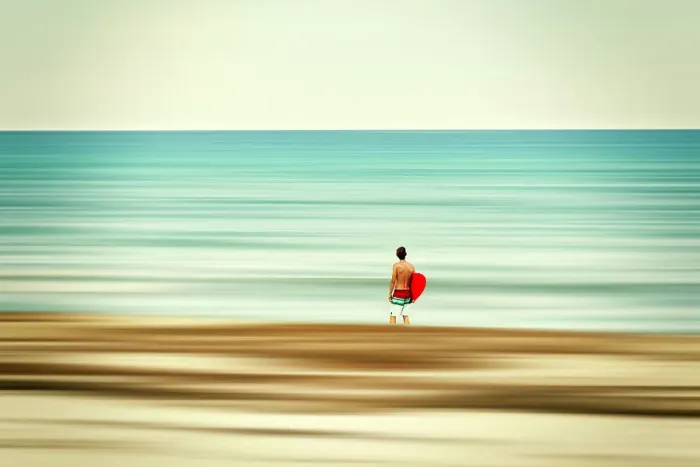 Framed Print : Surfer at the beach Framed Print : Surfer at the beach