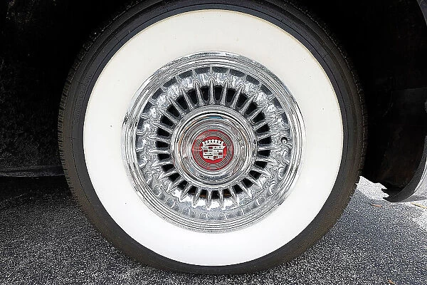 Tire on a Classic 1950's Cadillac