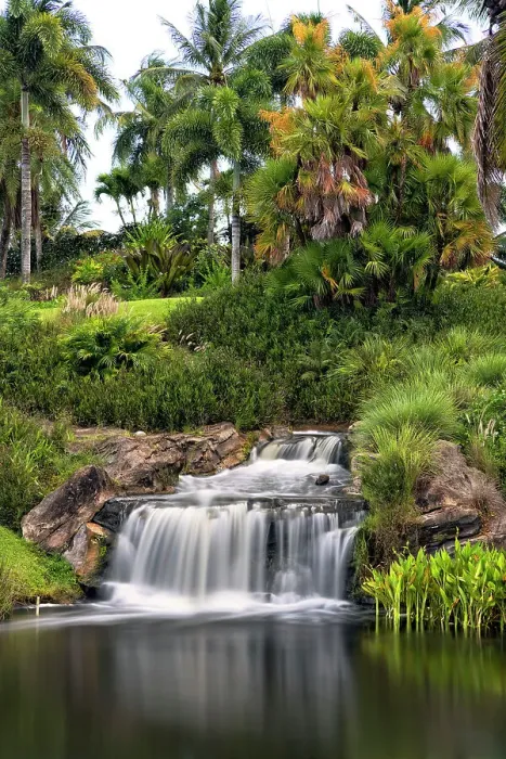 Framed Print : Tropical waterfall Framed Print : Tropical waterfall