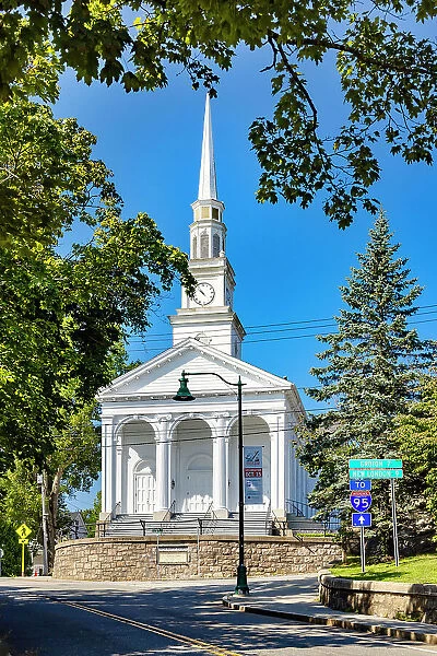 USA, Connecticut, Mystic, Union Baptist Church