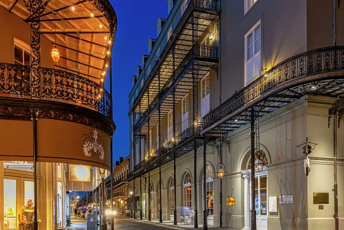 Framed Print : USA, Louisiana, New Orleans, French Quarter at Night Framed Print : USA, Louisiana, New Orleans, French Quarter at Night