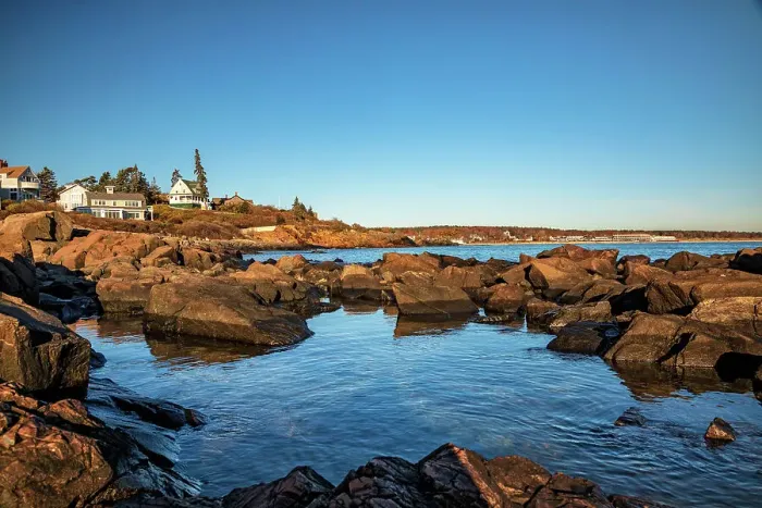 Framed Print : USA, Maine, Ogunquit, Landscape along Marginal Way Trail Framed Print : USA, Maine, Ogunquit, Landscape along Marginal Way Trail