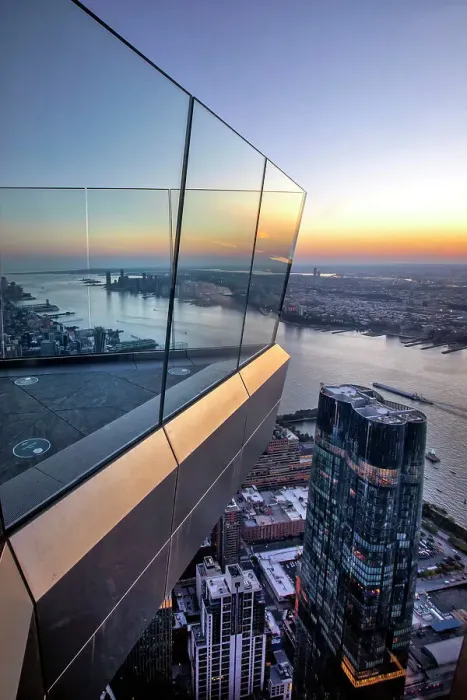 Framed Print : USA, New York City, aerial views of Manhattan from the Edge Framed Print : USA, New York City, aerial views of Manhattan from the Edge