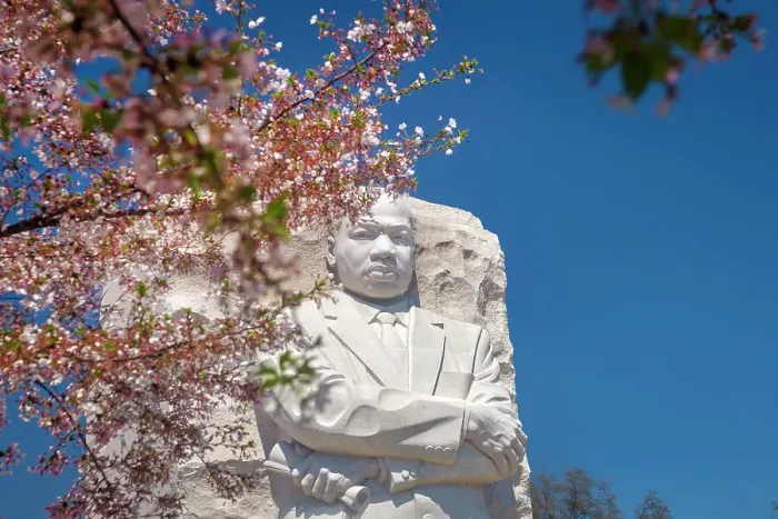 Framed Print : Washington, D.C. Martin Luther King Jr. Memorial During Springtime Framed Print : Washington, D.C. Martin Luther King Jr. Memorial During Springtime