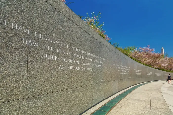 Framed Print : Washington, D.C. Wall at the Martin Luther King Jr. Memorial During Springtime Framed Print : Washington, D.C. Wall at the Martin Luther King Jr. Memorial During Springtime