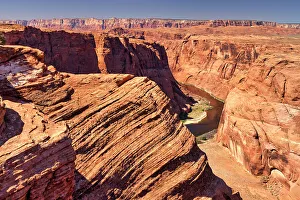 Stone Prints: Arizona, Horseshoe Bend, Beautifull Sandstone Patterns