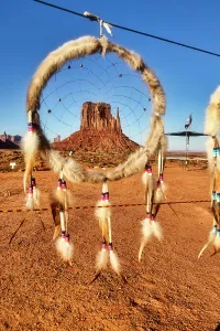 National Park Prints: Arizona, Monument Valley, East Mitten Butte and Dream Catcher Navajo made