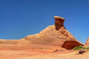 Rm271 Prints: Arizona, Page, rock formations in Navajo Village off of Highway 89