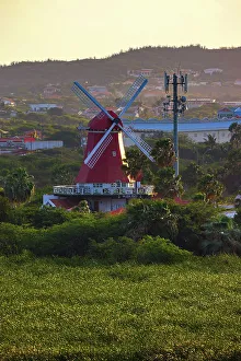 Eatery Prints: Aruba, The Old Dutch Windmill