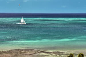 Images Dated 30th March 2023: Aruba, Overview of Turquoise Waters