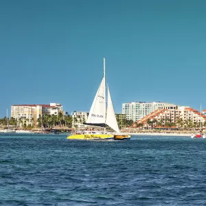 Atlantic Ocean Prints: Aruba, Palm Beach and Catamaran