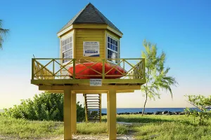 Barbados, lifeguard station