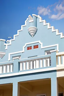 Bermuda, Hamilton, Front street, colonial buildings, street scene