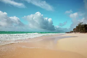 Atlantic Prints: Bermuda, private beach with aquamarine water and pink sand at Rosewood Bermuda Hotel