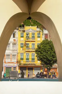 Sculpture Prints: Brazil, Bahia, Salvador, lower city scene