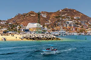 Hotel Prints: Cabo San Lucas scene with boats