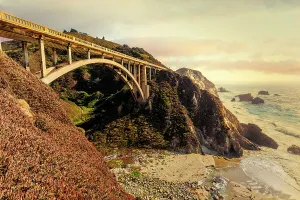 Icon Prints: California, Big Sur, Bixby Bridge