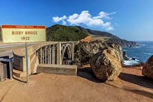 California, Big Sur, Bixby Bridge and Highway 1