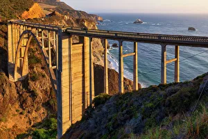 Icon Prints: California, Big Sur, Bixby Creek Bridge