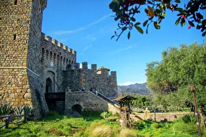 Rm305 Prints: California, Calistoga, Napa Valley, Castello di Amarosa Winery