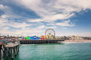 Inner City Prints: California, Los Angeles County, Santa Monica Pier