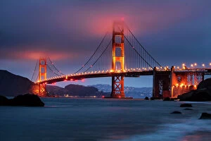 Images Dated 5th September 2021: California, San Francisco, Golden Gate Bridge