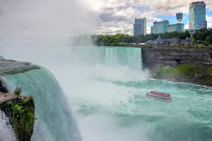 Lau888 Prints: Canada, Ontario, View of Niagara Falls from New York side