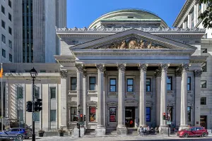 Quebeck Prints: Canada, Quebec, Montreal, Historic Building at Place D'Armes