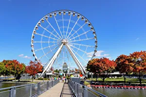 Canada, Quebec, Montreal, Old Port, Ferris wheel