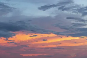 Clouds at dusk