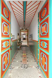 Vertical Prints: Colombia, Antioquia, Jardin, Traditional architecture, door and entrance