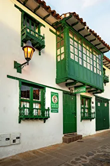 Rm271 Prints: Colombia, Boyaca, Villa de Leyva, Typical Scene