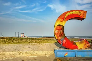 Icon Prints: Colombia, Cartagena, the letter C of Cartagena letters, beach