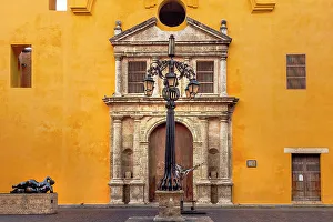 Cathdrale Prints: Colombia, Cartagena, Old City, Plaza Santo Domingo