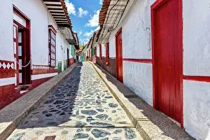 Architecture Prints: Colombia, Concepcion, Colonial Town near Medellin