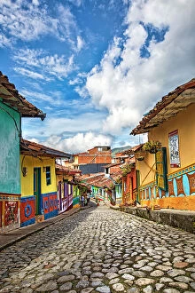 Images Dated 28th May 2021: Colombia, Guatape, Colonial Town near Medellin