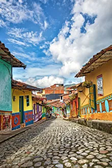 Colombia, Guatape, Colonial Town near Medellin