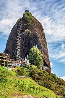 Vertical Prints: Colombia, Guatape, Penon de Guatape