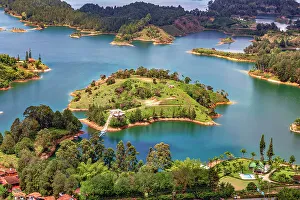 Colombia, Guatape, Reservoir