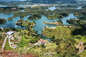 Colombia, Guatape, Reservoir