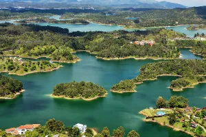 Colombia, Guatape, Reservoir