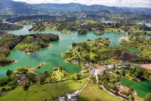 Colombia, Guatape, Reservoir