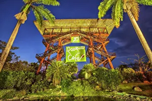 Building Prints: Colombia, Quindio Montenegro, Coffee Park Bamboo Structure at Main Entrance