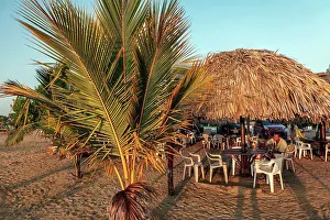 Terrace Prints: Colombia, Sucre, Beach Scene in Tolu