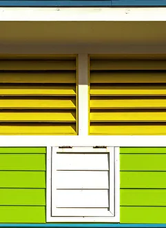 Color detail of lifeguard station