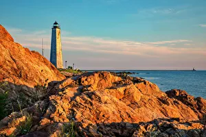 Connecticut, New Haven, Five Mile Point Lighthouse