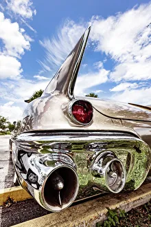 Back end of a 1950's Cadillac Seville