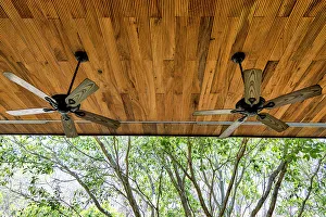 Cool Prints: Detail of fans on a ceiling